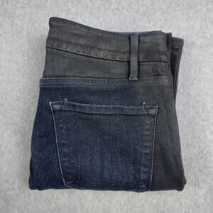 Frame Womens 29 Epicure Black Coated Le Crop Mini Boot Jeans LCMB899